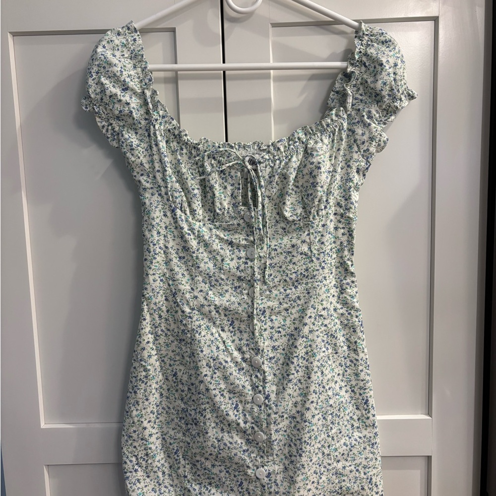 Princess Polly Floral Button-Down Dress